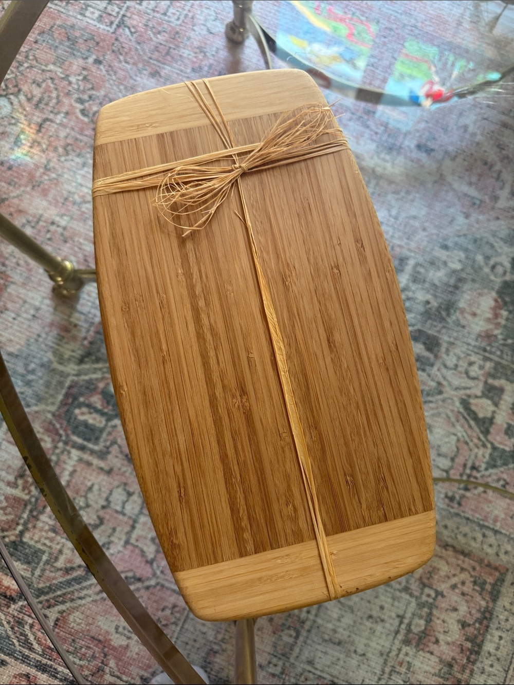 Totally Bamboo cutting / serving Board - Natural Brown